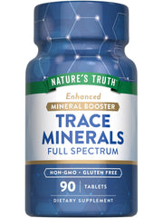 Nature's Truth Trace Minerals iodine tablet close-up showing daily mineral support.