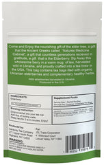 Nature Wanted Elderberry Tea cup ready to steep, highlighting warm aroma and easy enjoyment.