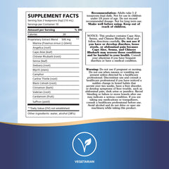 Nature Works Swedish Bitters herbal blend ingredients showcase traditional digestion support.