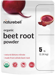 NatureBell Beet Root Powder bulk pouch showing long-lasting supply for daily use.