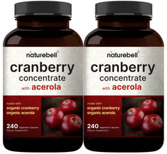 NatureBell Cranberry Pills bottle front showing two-pack convenience