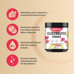 Scoop of NatureBell Electrolytes Powder measuring a precise serving.