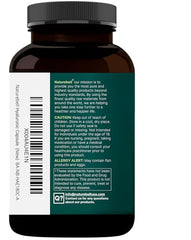 NatureBell hyaluronic acid capsules closeup shows 3-in-1 support for skin and joints.