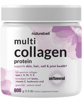 NatureBell Multi Collagen Powder bottle front for keto and paleo use.