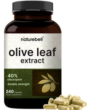 NatureBell Olive Leaf Extract bottle for everyday wellness with high potency