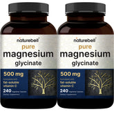 NatureBell Magnesium Glycinate bottle for daily mineral support.