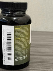 NatureBell Turkey Tail serving information for easy dosing.