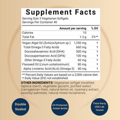 Close-up of NatureBell omega-3 softgels with lemon flavor, convenient plant-based DHA.