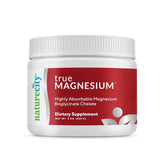 NatureCity TrueMagnesium front-label tub highlighting chelated magnesium for daily wellness
