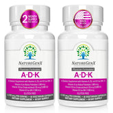 NatureGenX ADK bottle front showing high-potency vitamins for daily wellness