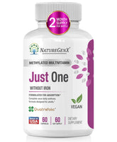 NatureGenX Just One Daily Multivitamin bottle shown for daily routine