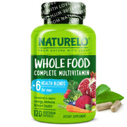 NATURELO Mens Multivitamin bottle front for daily energy support