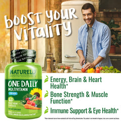 Naturelo multivitaminos para hombres cápsulas para consumo diario