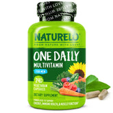 Naturelo Mens Multivitamins bottle front for daily nutrition support