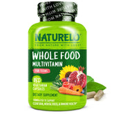 NATURELO Teen Multivitamins bottle front for teens, promoting balanced daily nutrition.