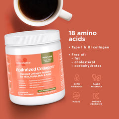 Naturenetics amino-acids profile illustrates essential building blocks.