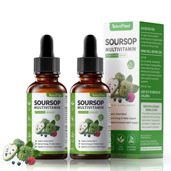 NaturePlanet Soursop Drops bottle with dual soursop formula for daily wellness