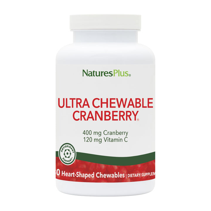 Nature's Plus Ultra Cranberry Love Berries tablet close-up for daily use