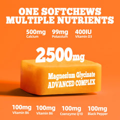 Gominolas Natures Aid magnesio glicinato sabor naranja para disfrutar
