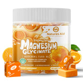 Gominolas Natures Aid Magnesium Glycinate en botella para uso diario