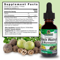 Nature's Answer 1oz vial closeup highlights compact, travel-friendly packaging.