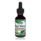 Nature's Answer Black Walnut and Wormwood extract bottle for natural digestion support.