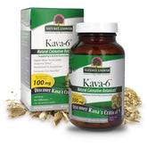 Nature's Answer Kava Root Powder 90 Capsules bottle for on the go calming.
