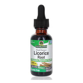 Nature's Answer Licorice Root bottle close-up showing 1000 mg per serving and digestive support potential
