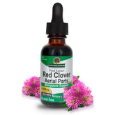 Nature's Answer red clover extract bottle with label signaling wellness support