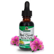 Nature's Answer red clover extract bottle with label signaling wellness support