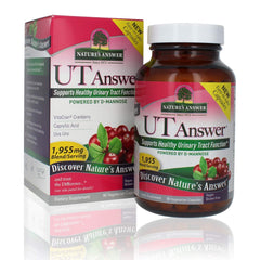 Nature's Answer UT Answer 90VC bottle front with cranberry and D-Mannose blend