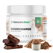 NATURES BLAST CogniCharge powder-tub for daily focus support in cocoa flavor