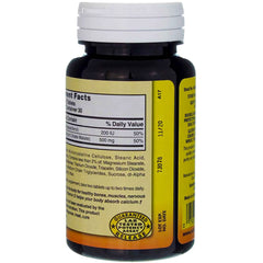 Nature's Blend Calcium Citrate Malate 500 mg gluten-free packaging label on box