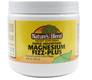 Nature's Blend Magnesium Fizz front label with lemon-lime flavor for easy daily hydration
