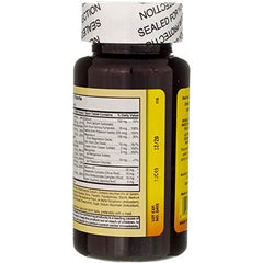 Nature's Blend MEGA Multi label detail emphasizing gluten-free formulation.