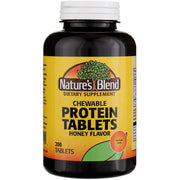 Nature's Blend honey flavor protein tablets pack for easy daily protein