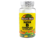 Nature's Blend Super B with C bottle capsules for daily energy support.