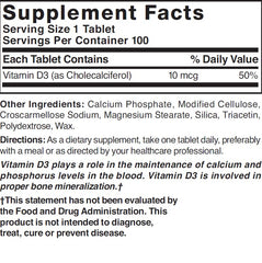 Nature's Blend Vitamin D 400 IU packaging closeup with branding