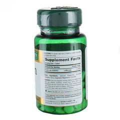 Nature's Bounty Biotin 1000 mcg bottle side panel showing details