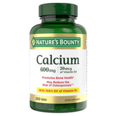 Nature's Bounty Calcium D3 bottle front showing bone-supporting calcium and vitamin D