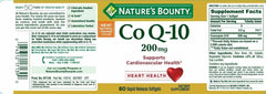 Nature's Bounty CoQ-10 pack4 80-count front view emphasizes value for ongoing daily use.