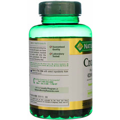 Nature's Bounty Cranberry 4200mg: label details Vitamin C inclusion for immune support.