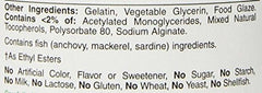 Nature's Bounty fish oil bottle on shelf suggesting easy meal-time supplementation