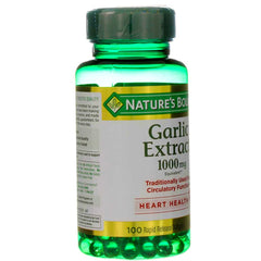Nature's Bounty garlic extract daily‑use image illustrating simple daily supplementation.
