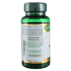 Label detail of Nature's Bounty Milk Thistle showing 1000 mg per softgel.