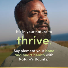 Front view of Nature’s Bounty packaging for easy shelf recognition.