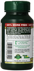 Nature's Bounty Probiotic Acidophilus capsules close-up, showing small, easy-to-take tablets.
