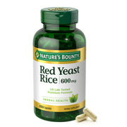 Nature's Bounty Red Yeast Rice capsules bottle for daily dietary supplement use