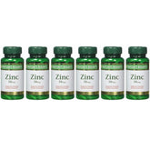 Nature's Bounty Zinc 50 mg caplets bottle-front supports daily immune health.