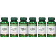 Nature's Bounty Zinc 50 mg caplets bottle-front supports daily immune health.